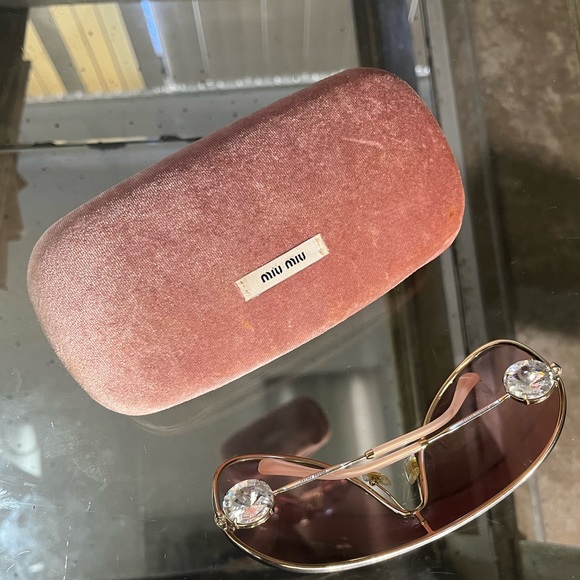 Miu Miu crystal embellished sunshades - Picture 4 of 4